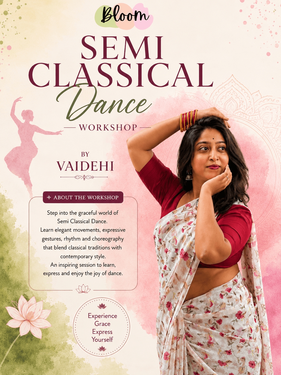Semi Classical Dance Workshop by Vaidethi