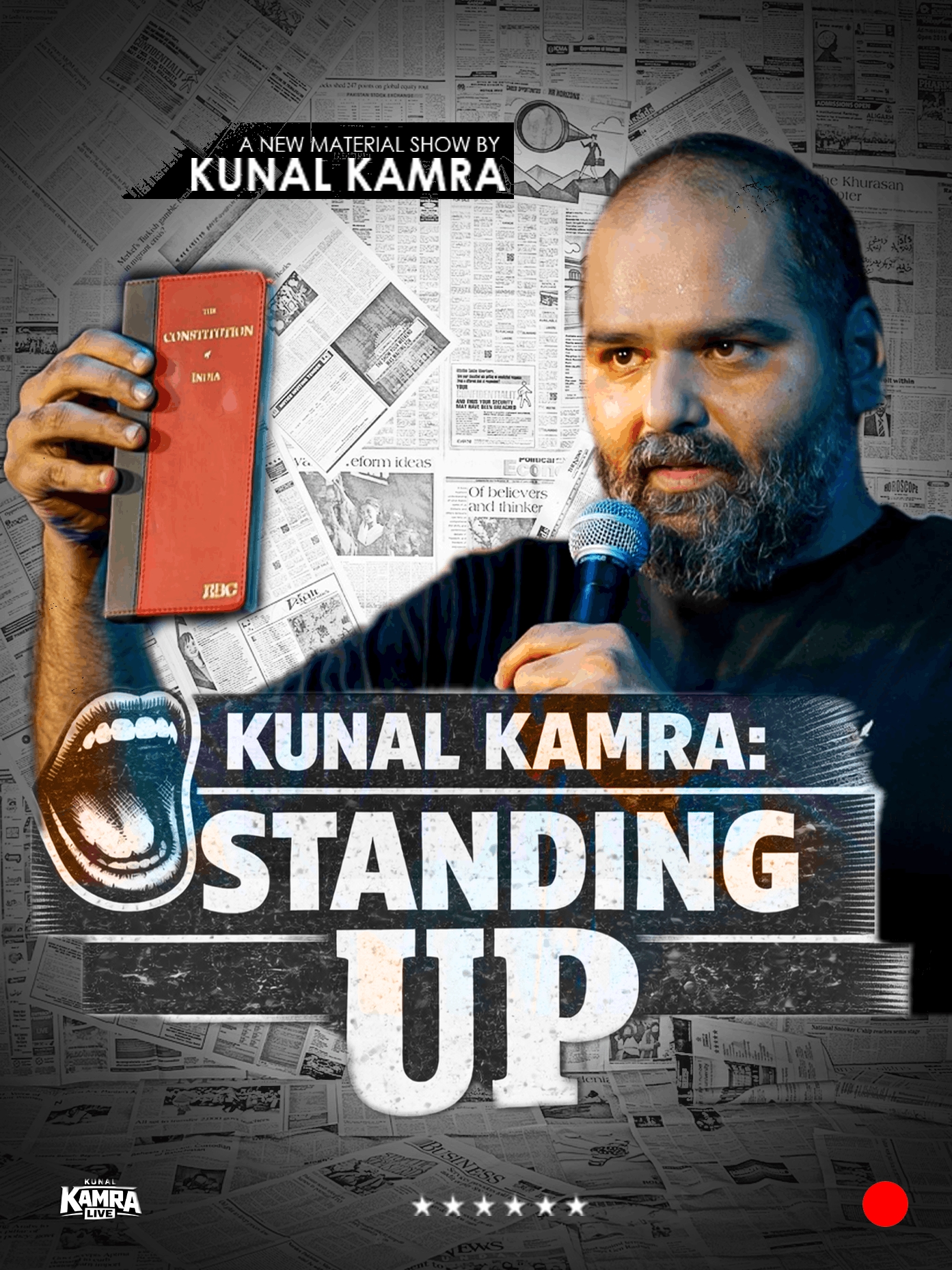 Standing Up by Kunal Kamra in Bengaluru