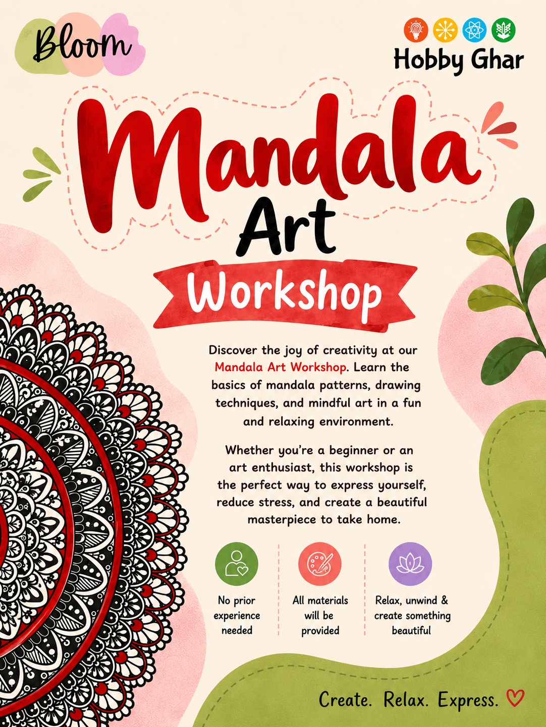 Mandala Art Workshop by Hobby Ghar