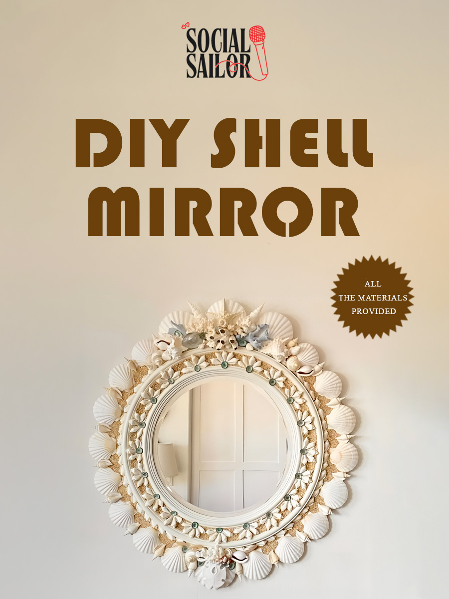 DIY Shell Mirror - Mumbai