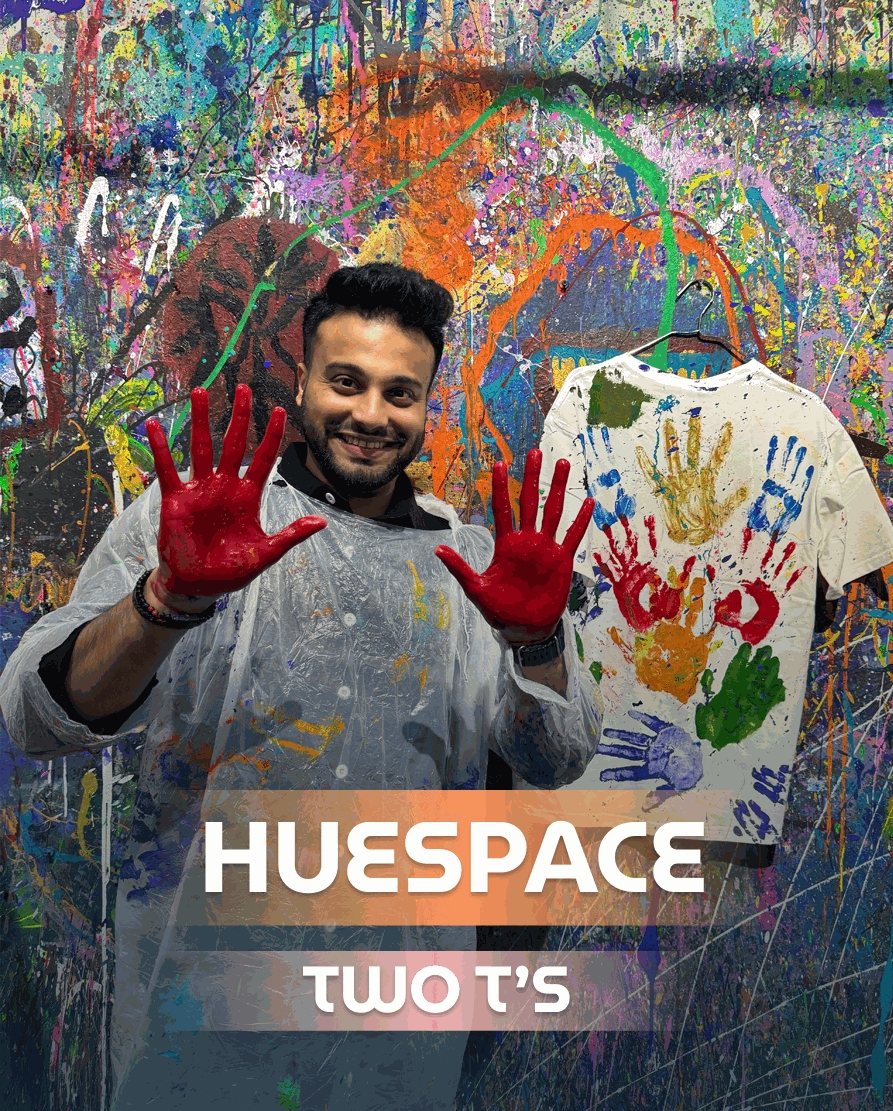 Huespace | Two T’s Design (T-Shirt or Tote Bag)