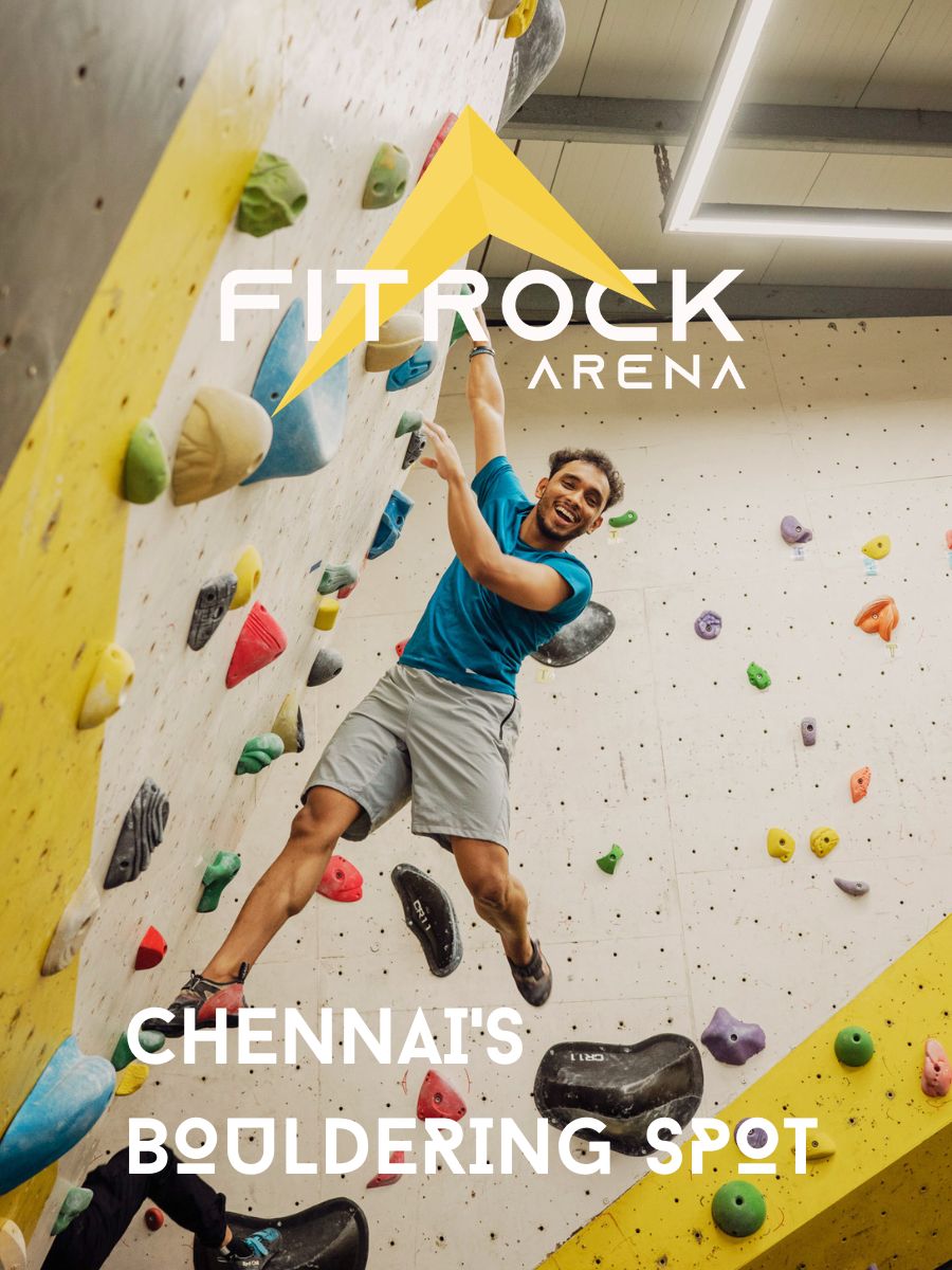 Indoor Rock Climbing | Fitrock Arena Chetpet