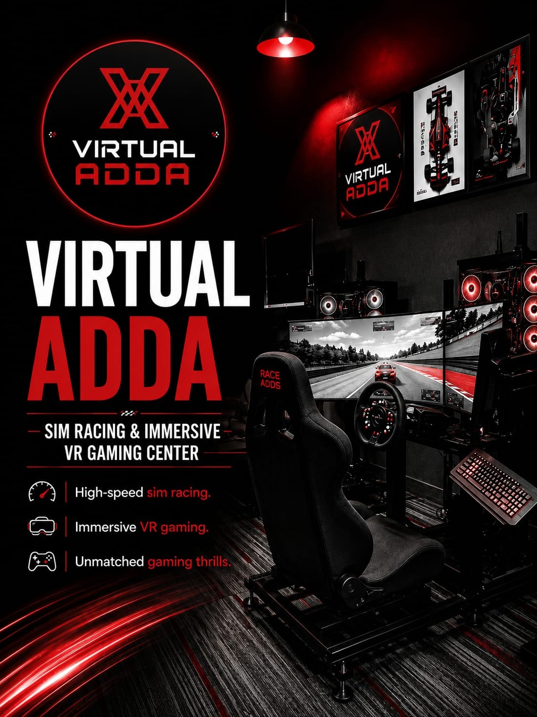 Virtual Adda | F1 Simulator Racing
