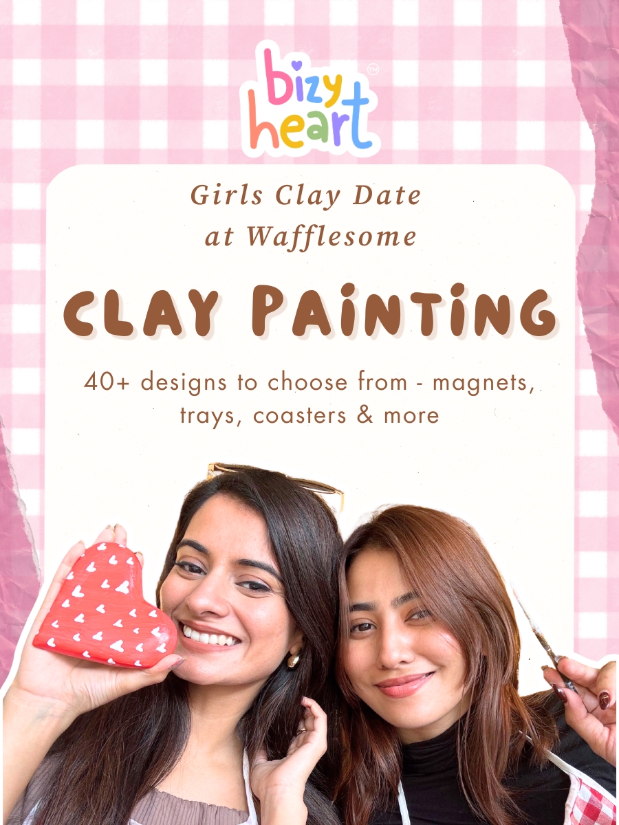 Girls Clay Date at Wafflesome