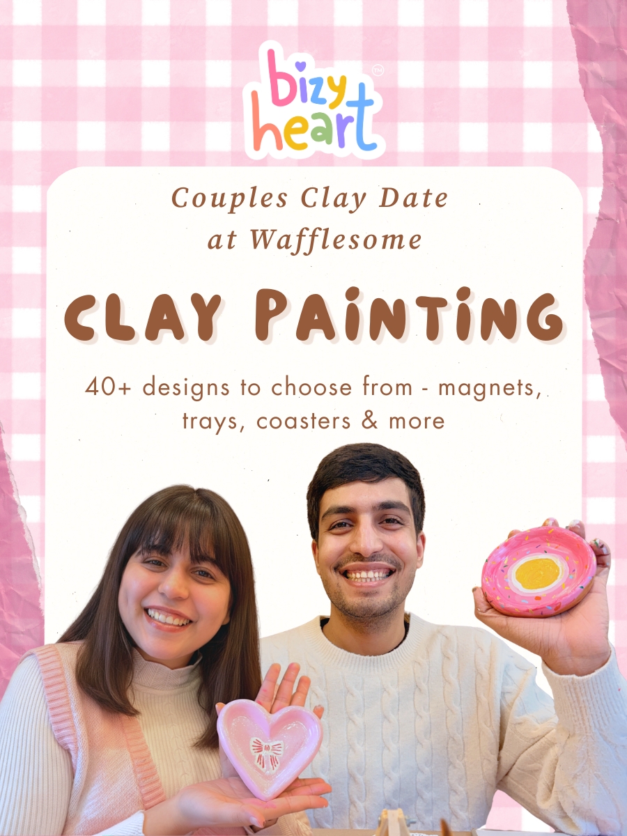 Couples Clay Date at Wafflesome