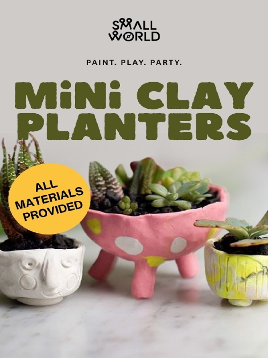 Mini Clay Planters