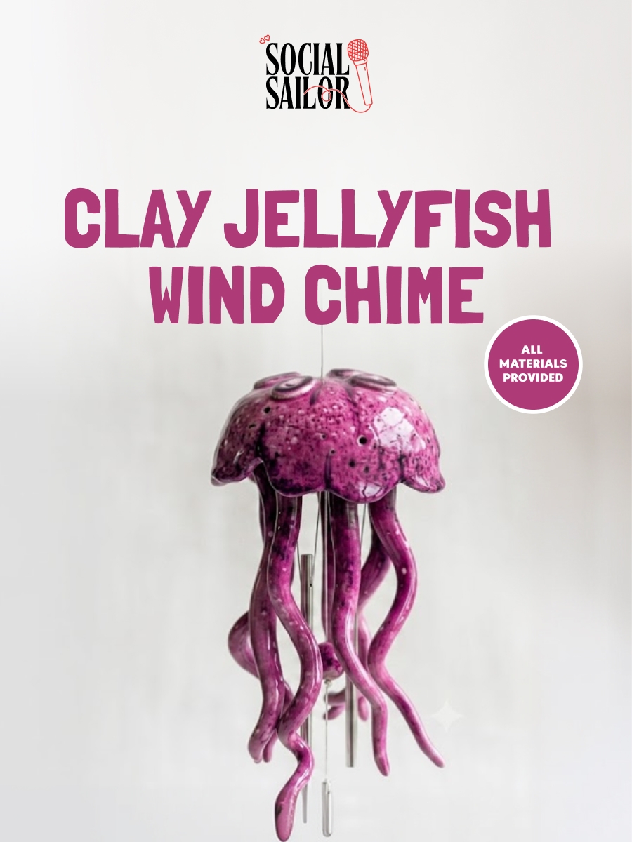 Clay Jellyfish Wind Chime - Chandigarh