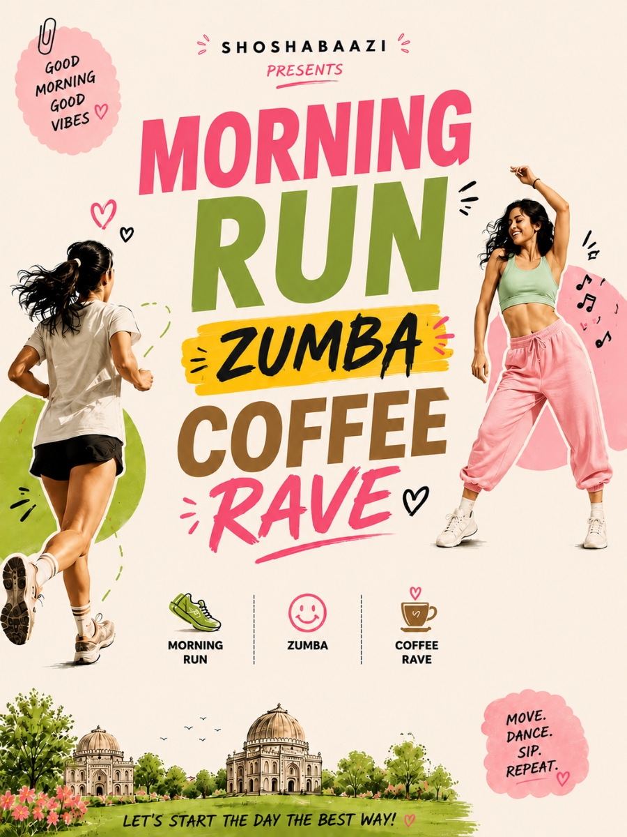 Morning Run, Zumba & Coffee Rave in Delhi