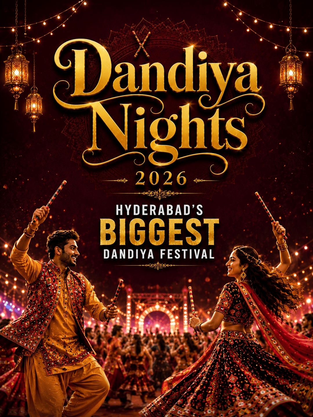 Dandiya Nights 2026 - Hyderabad