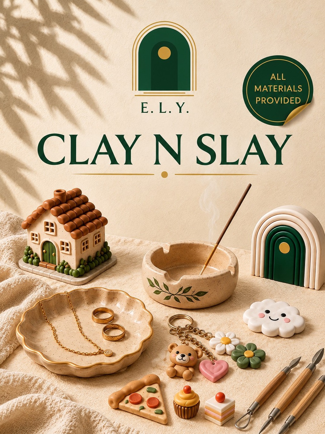 Clay N Slay - A Beginner - Friendly Clay Experience