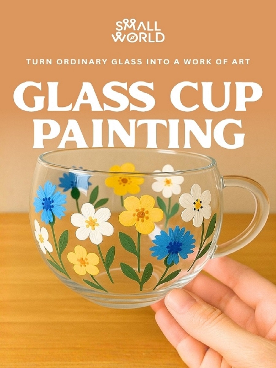 Glass Cup Painting