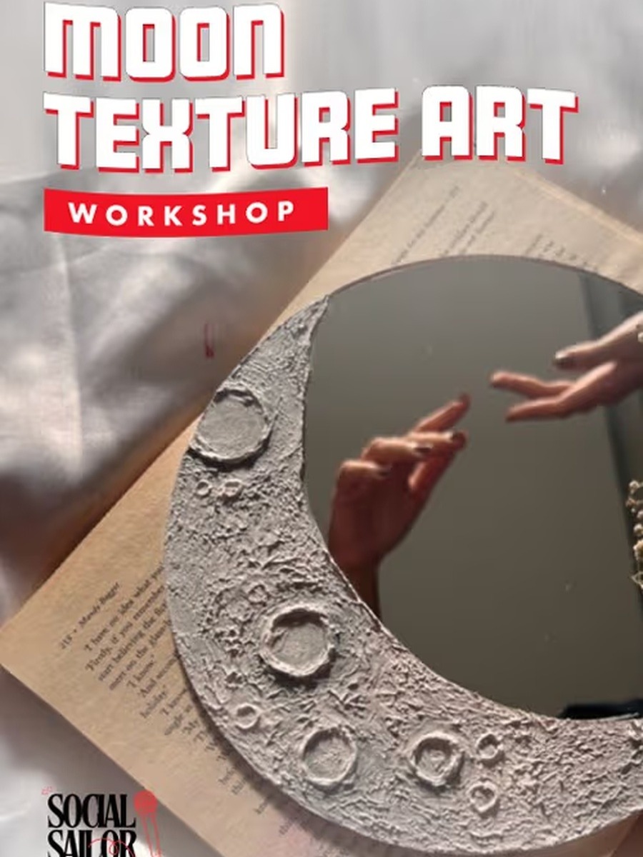 Moon Texture Art Workshop - Chennai