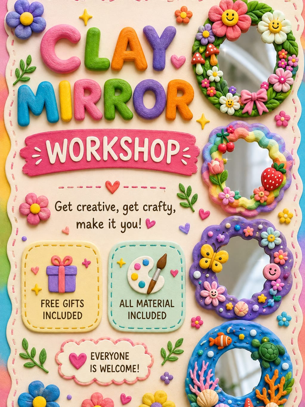 Clay Date: Create Your Own Mirror