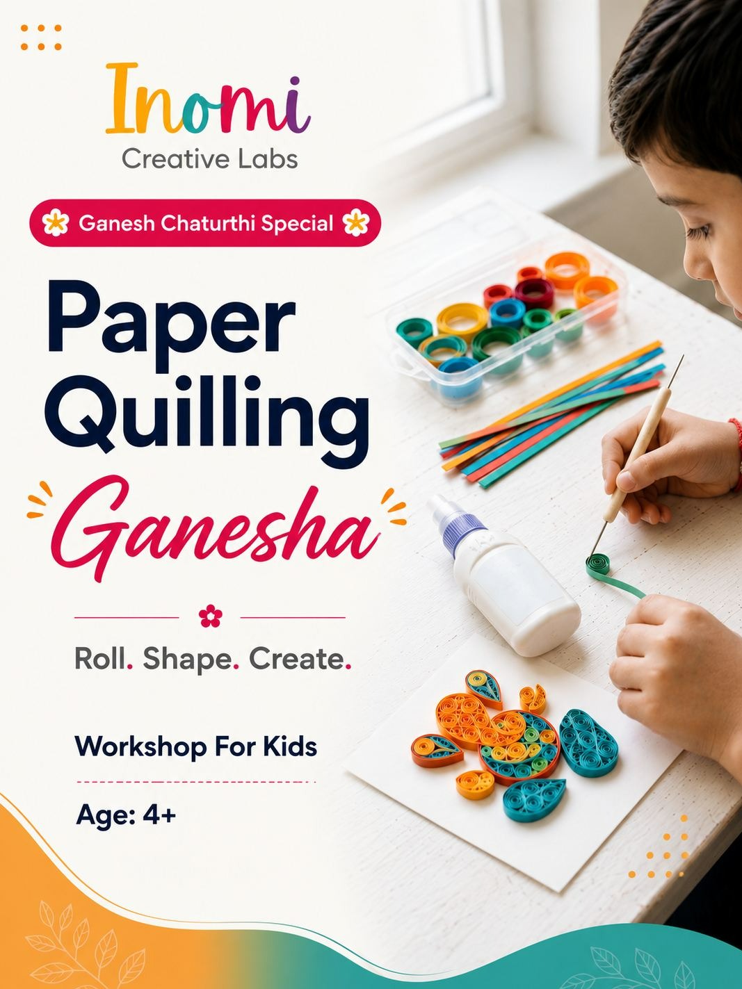 Paper Quilling Ganesha – Ganesh Chaturthi Special Workshop