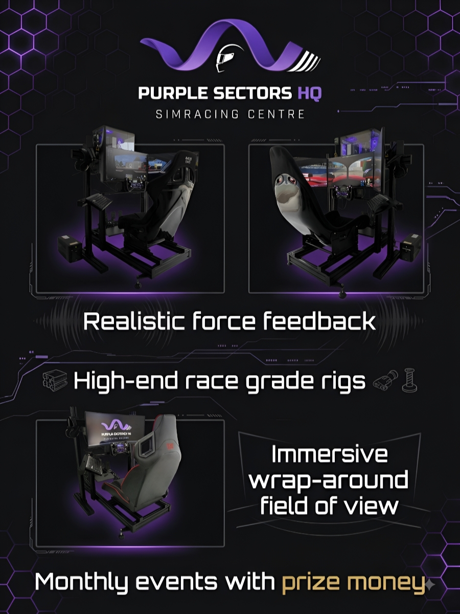 Sim Racing at Purple Sectors HQ