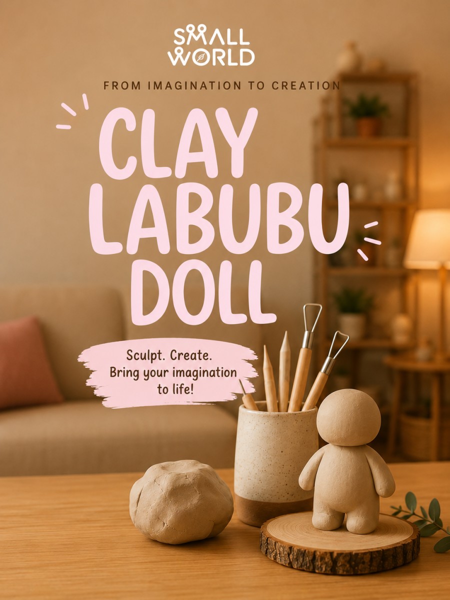 Clay Labubu Doll