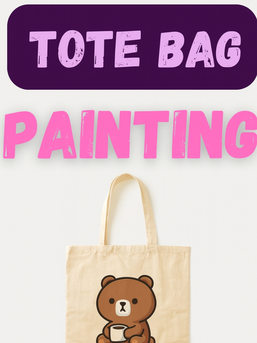Tote Bag Painting Workshop Painting by Creative Baari