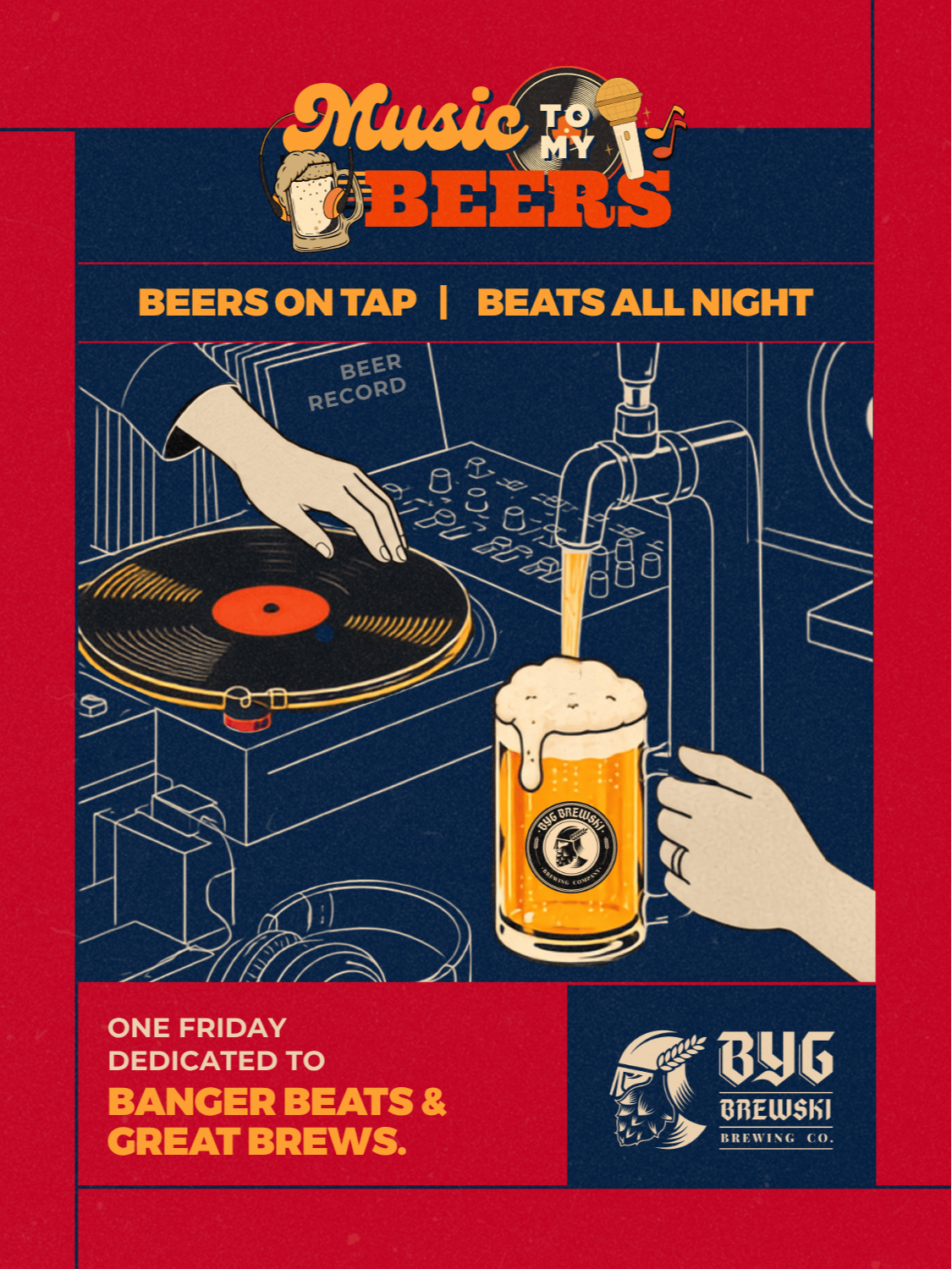 Music To My Beers – Beats & Brews | DJ Night