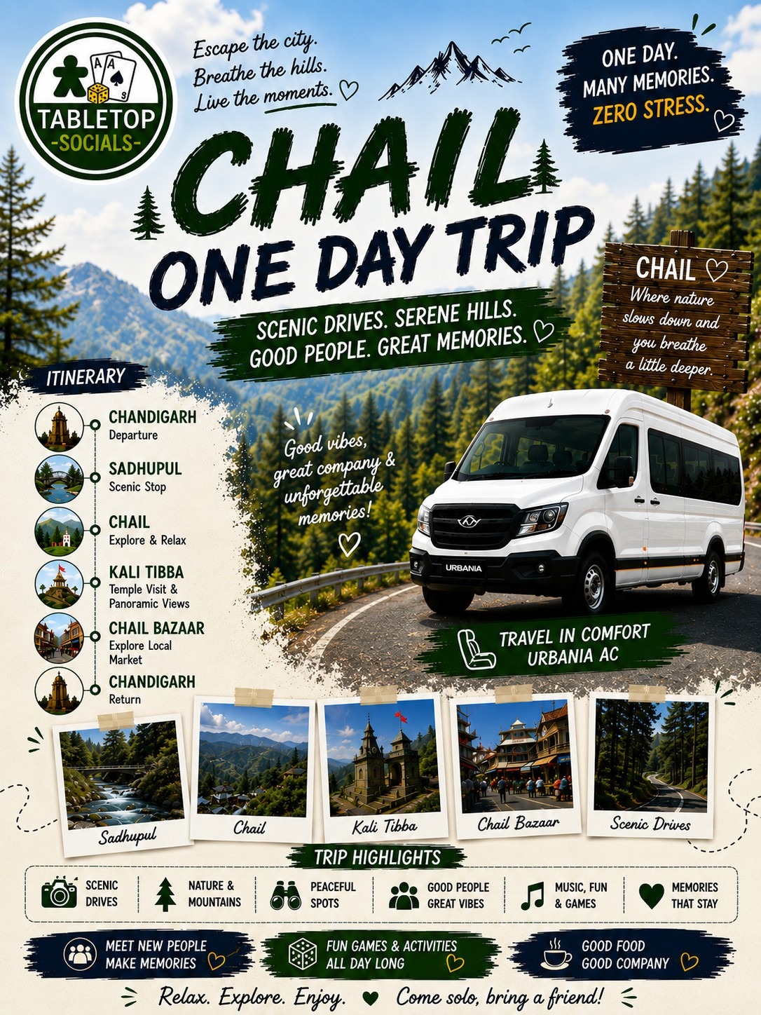 Tabletop Socials - Chail Trip