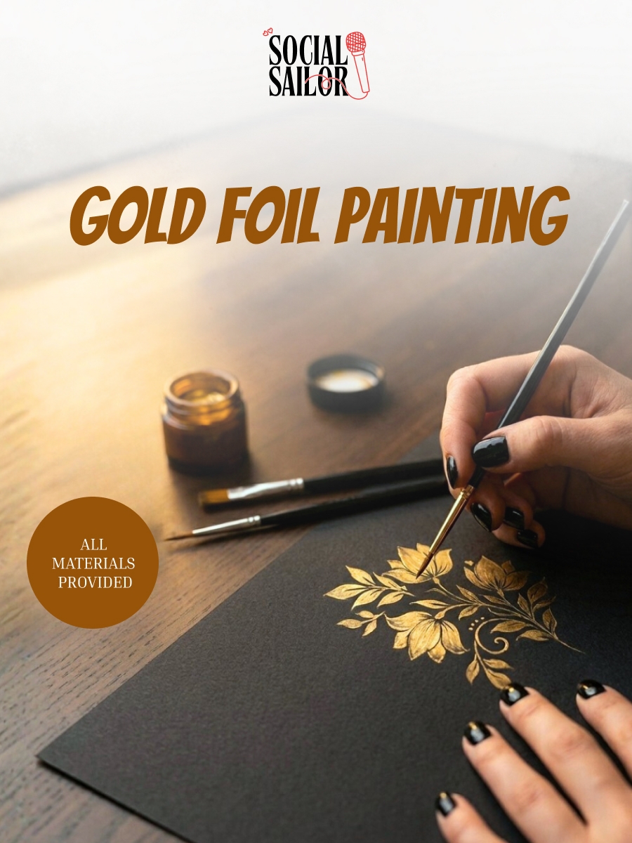 Gold Foil Art Date - Lucknow
