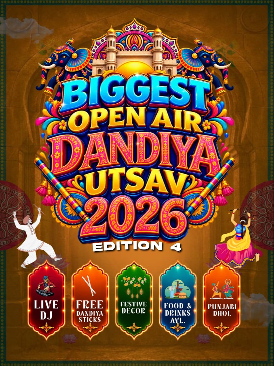Dandiya Utsav 2026 - Biggest Open Air Festival Edition - 4