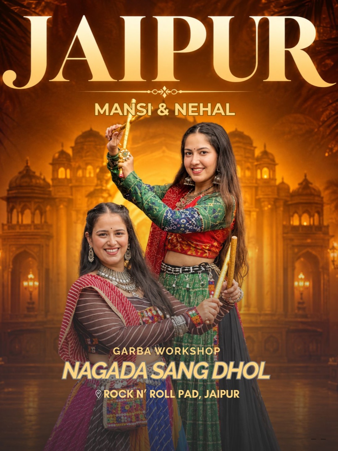 Garba Dance Workshop: Nagada Sang Dhol, Jaipur