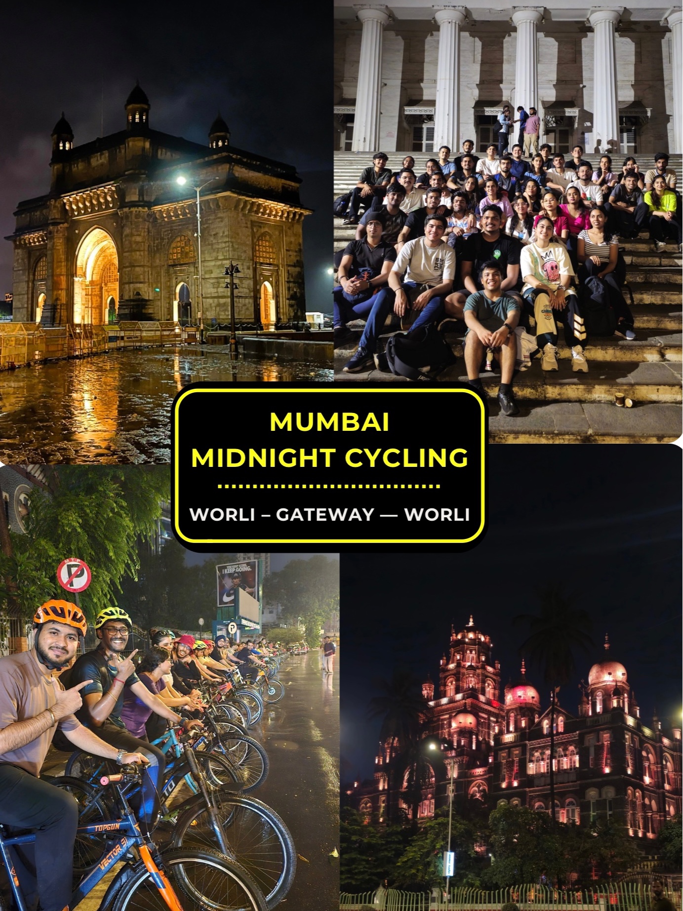 Midnight Cycling Mumbai | Wheelofit