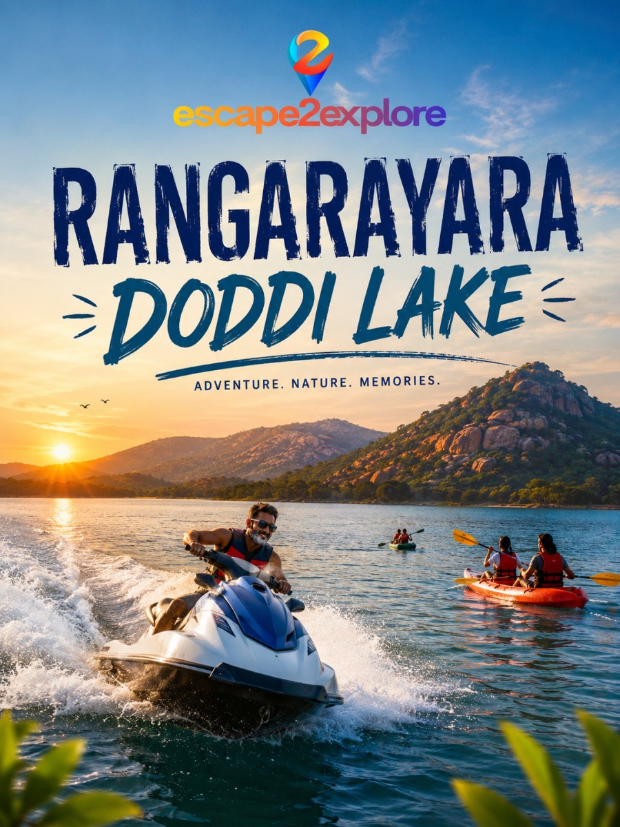 Rangarayara Doddi Lake Water Sports by e2e