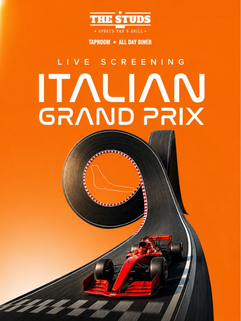 Screening of Italian Grand Prix - Formula 1 Live at The Studs Bellandur