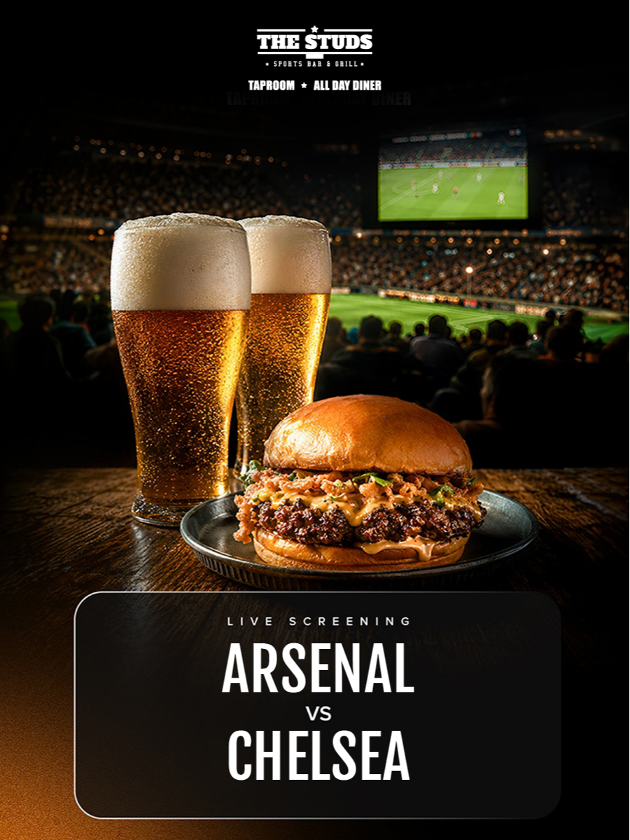 Screening of Arsenal vs Chelsea — Live at The Studs Bellandur