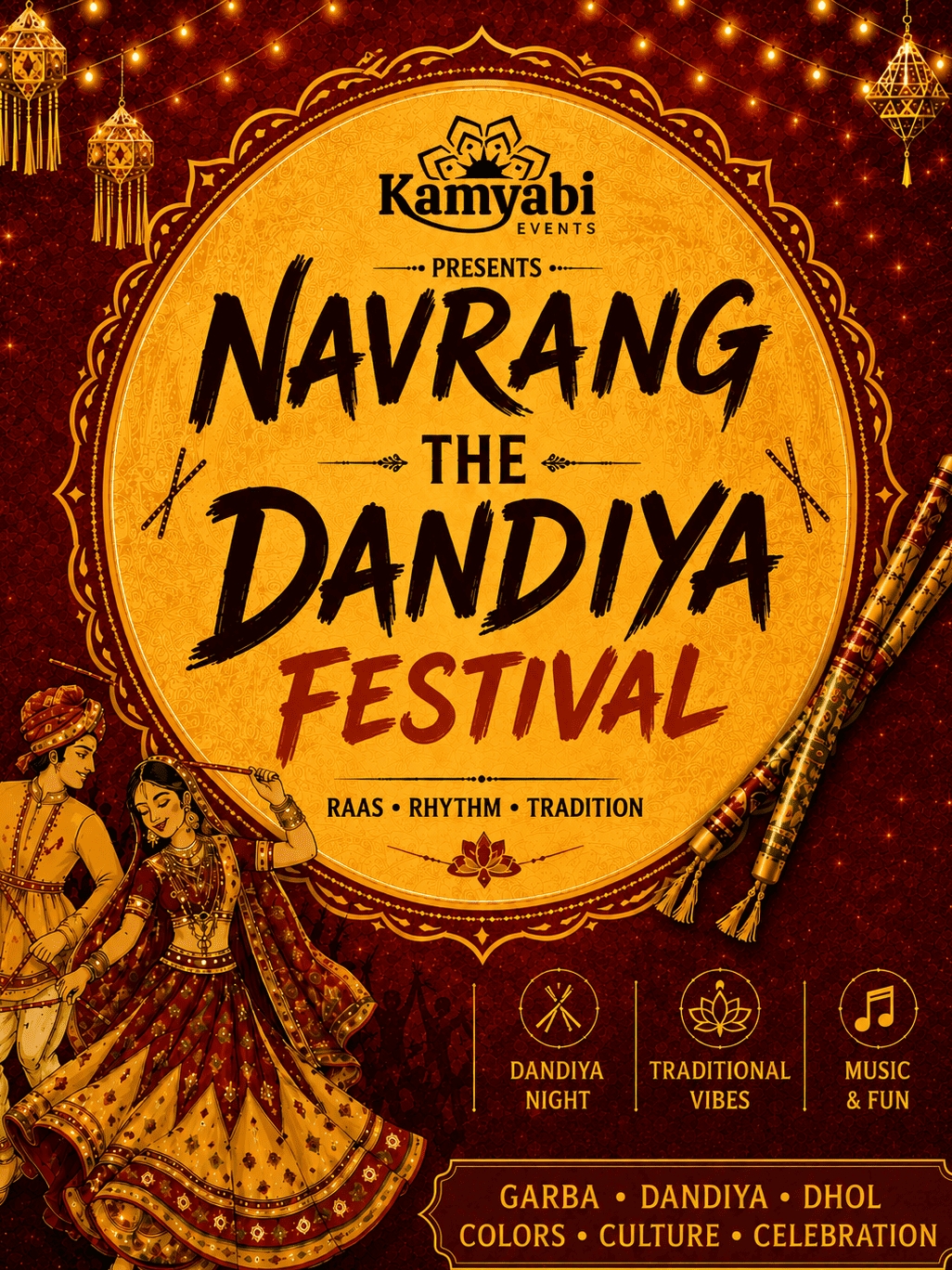 Navrang - The Dandiya Festival By Kamyabi (NIT, Faridabad)