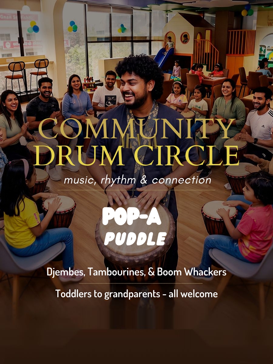 Community Drum Circle Workshop | Pop -A Puddle