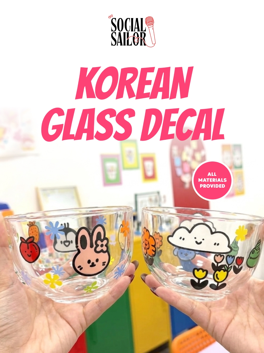 Korean Glass Decal - Chandigarh