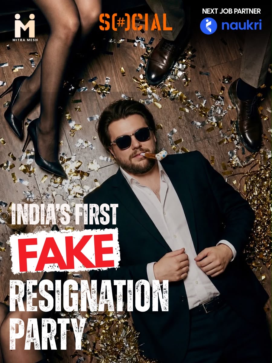 Fake Resignation Party at antisocial Pune