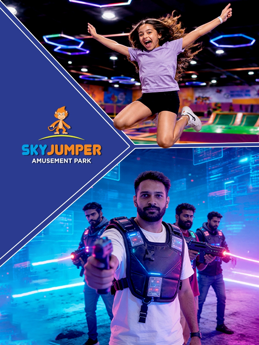 SkyJumper Amusement Park | Grand Square Mall - Chennai
