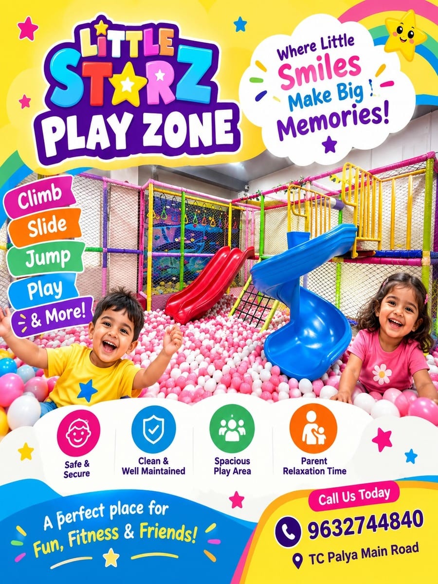 Little Starz | Kids Play area & Birthday party zone | Bangalore