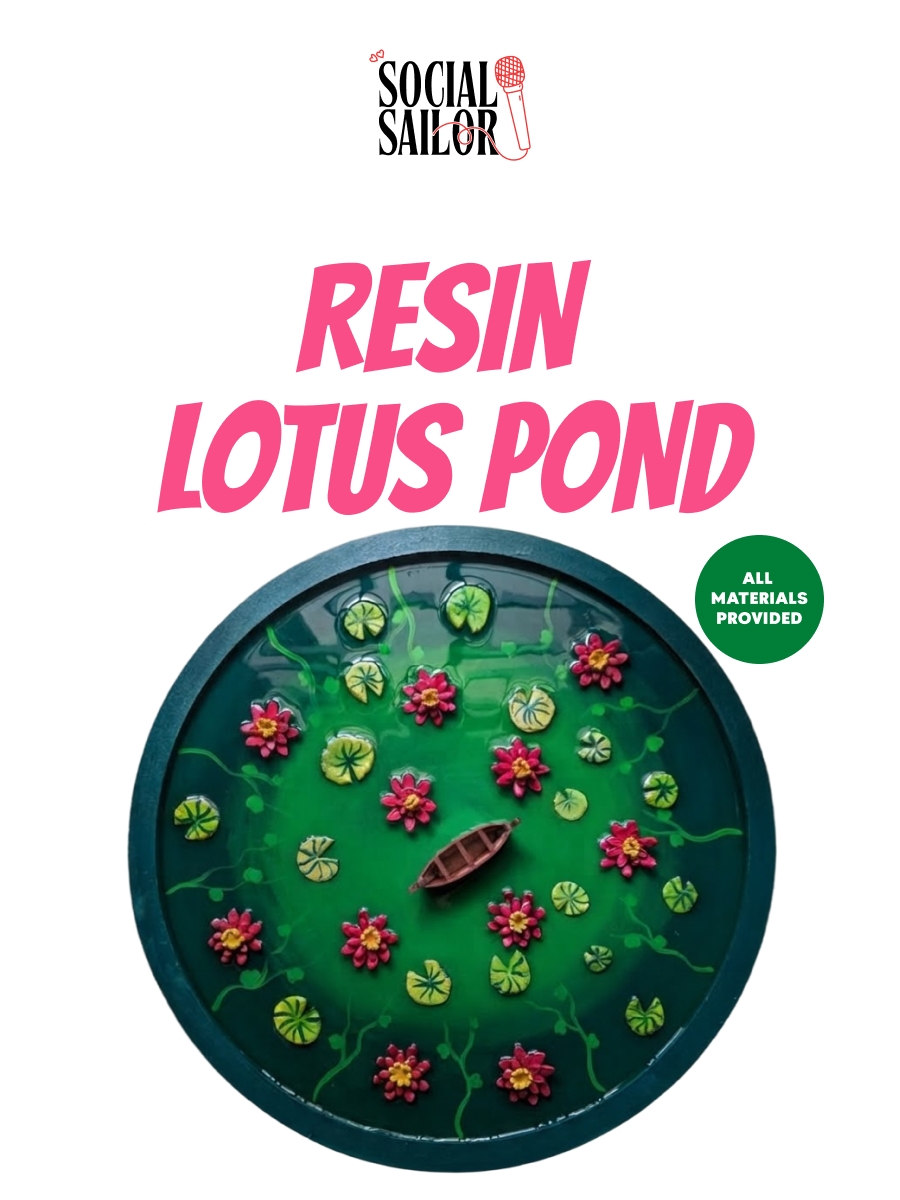 Resin Lotus Pond - Pune