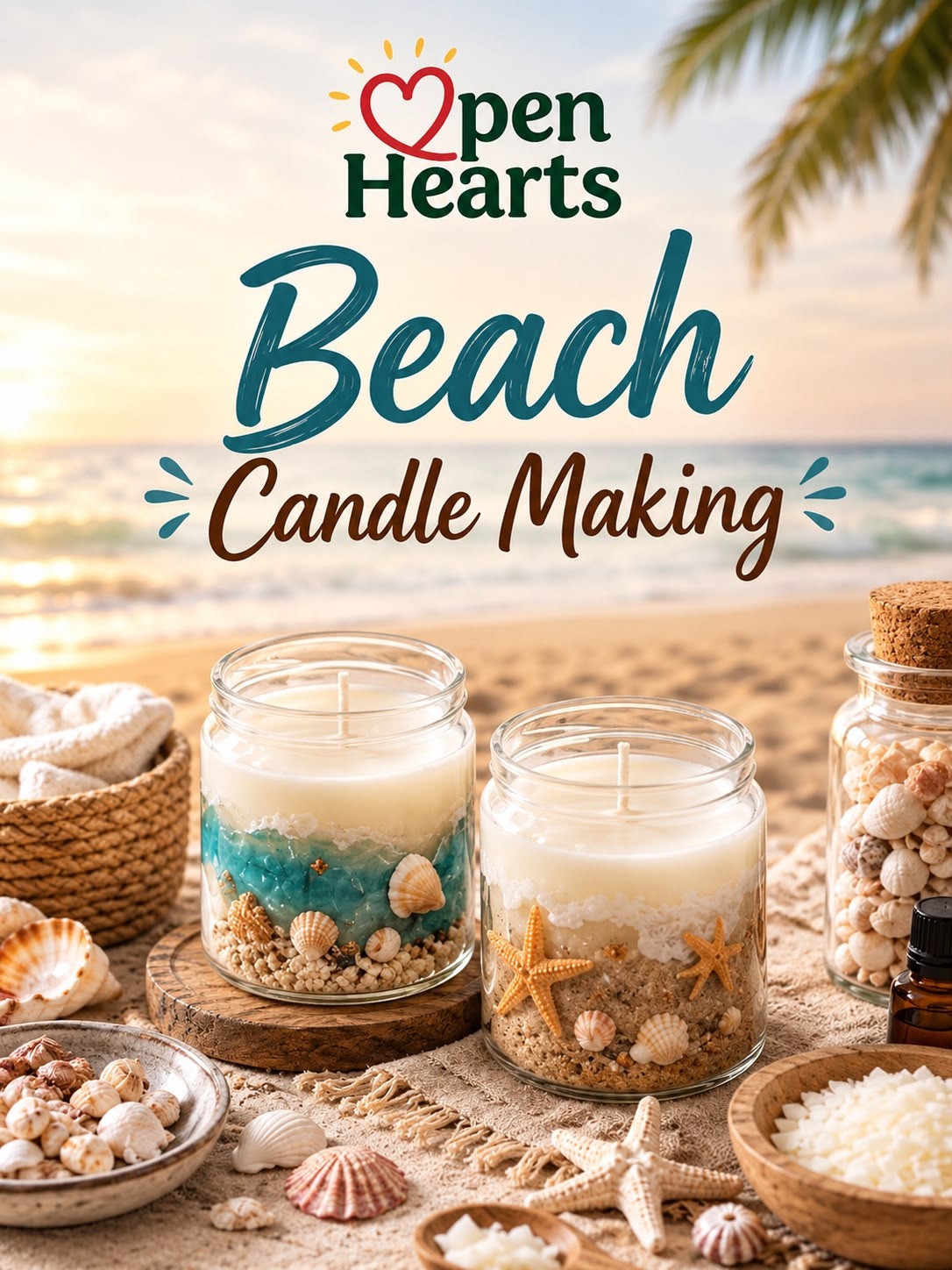 Beach Candle Making