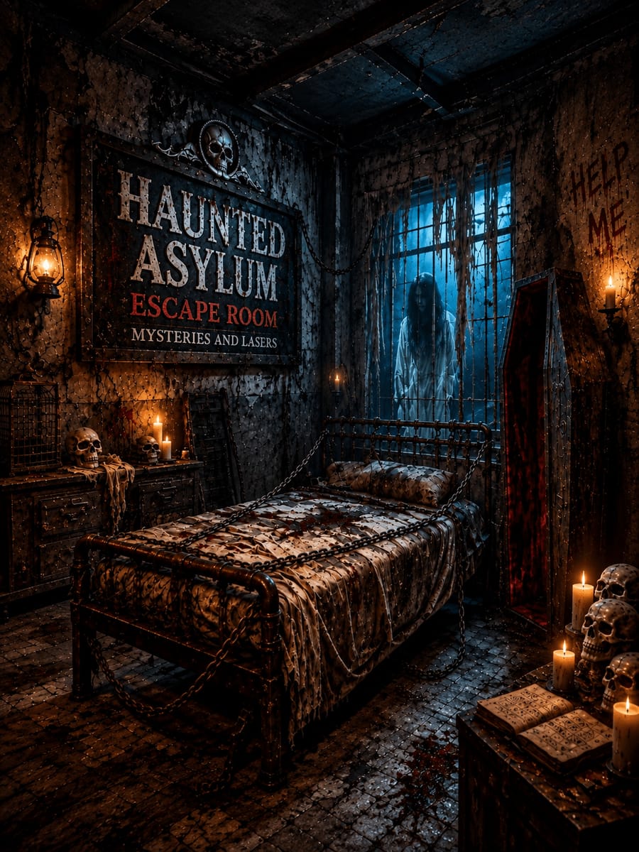 Haunted Asylum Escape Room | Mysteries and Lasers | Bellandur