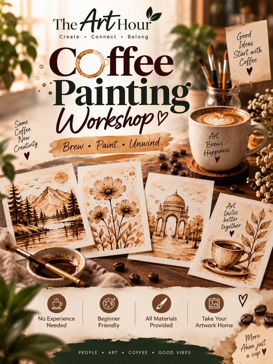 Coffee Painting | The Art Hour