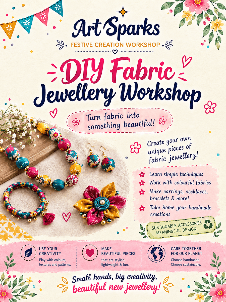 DIY Fabric Jewellery Workshop