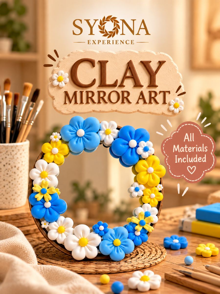 Clay Mirror Art - Kolkata in Kolkata