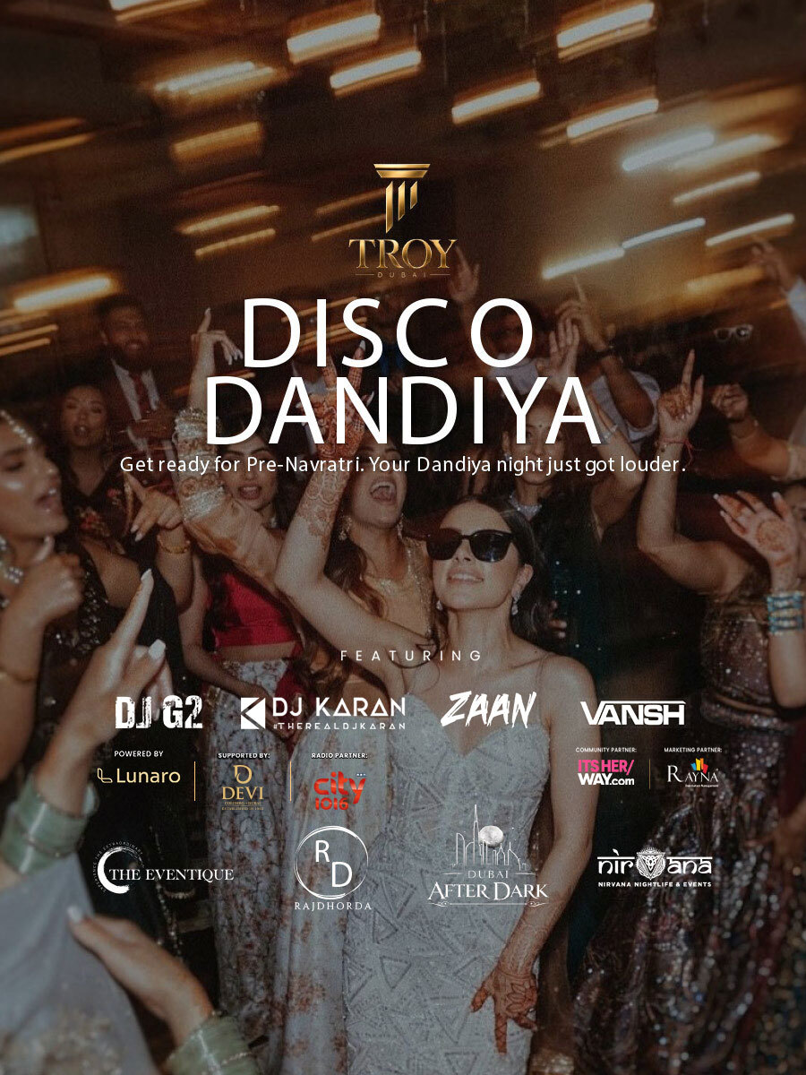Disco Dandiya 2026 - Pre Navratri Event.