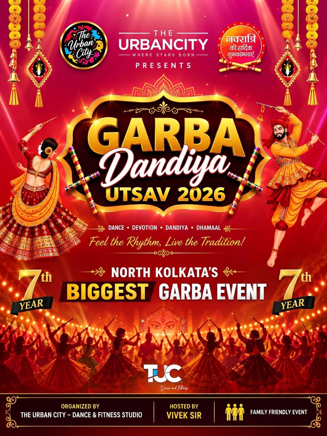 Garba Dandiya Utsav 2026 by The Urban City | Navratri 2026