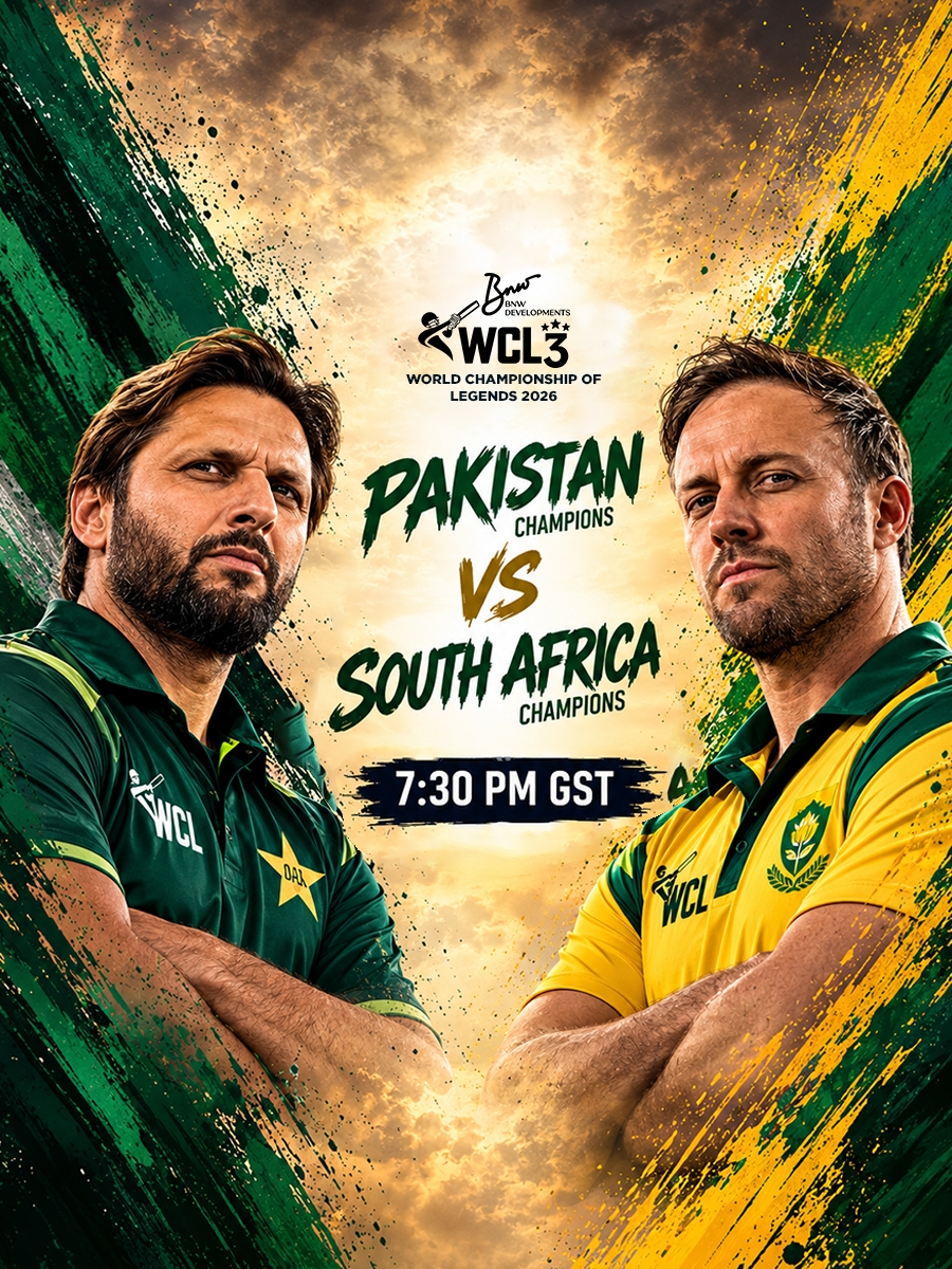 World Championship of Legends 2026 | Pakistan vs South Africa