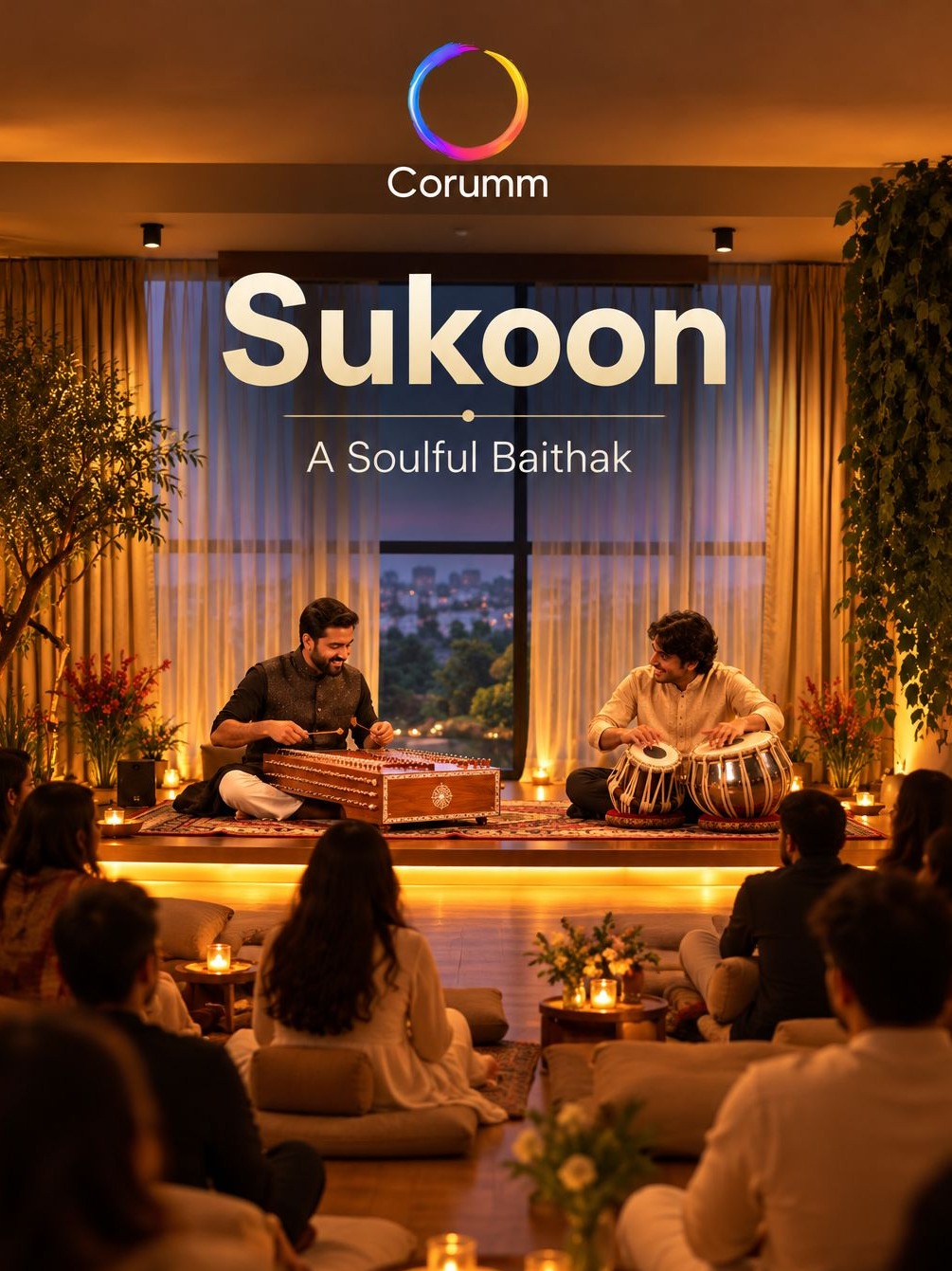 Sukoon - A Soulful Baithak of Santoor & Tabla | Corumm