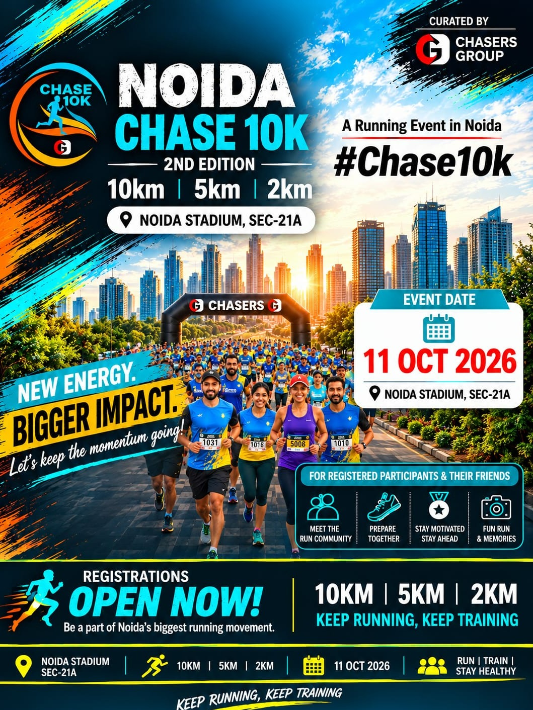 Chase 10k Noida 2nd Edition