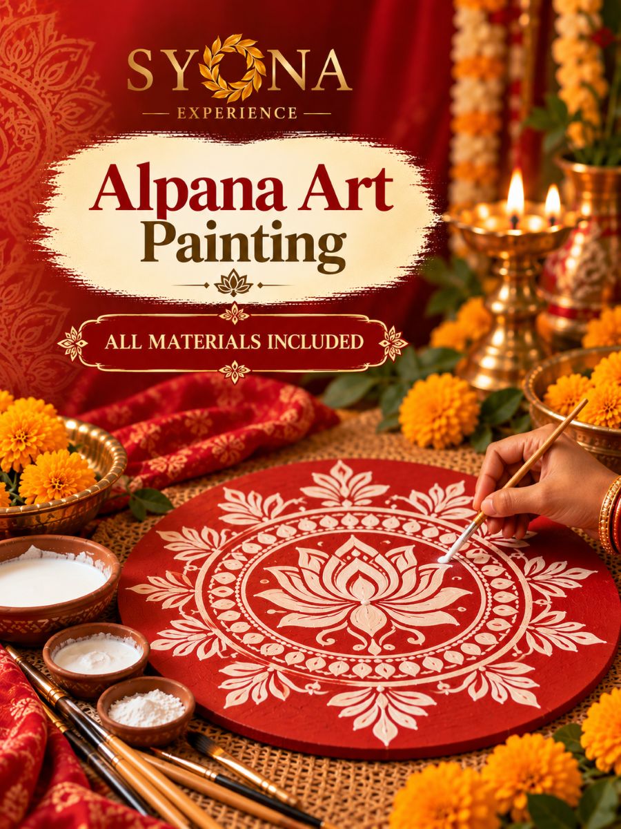 Alpana Painting in Kolkata