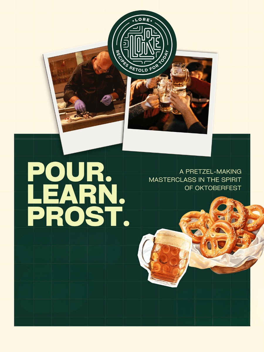 Pour. Learn. Prost this Oktober Fest