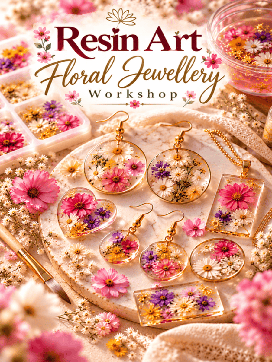 Resin Art - Floral Jewellery